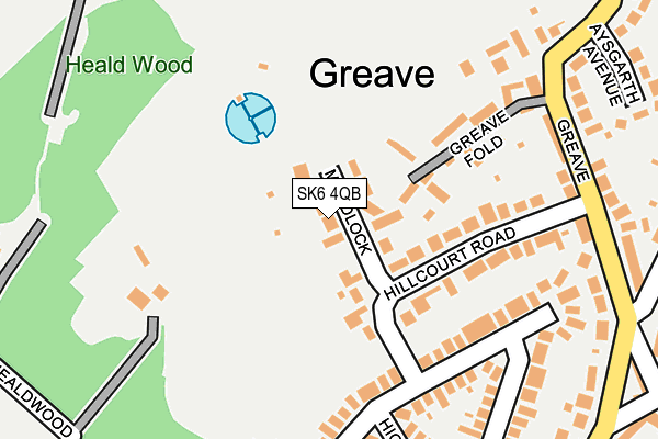SK6 4QB map - OS OpenMap – Local (Ordnance Survey)