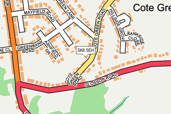 SK6 5EH map - OS OpenMap – Local (Ordnance Survey)
