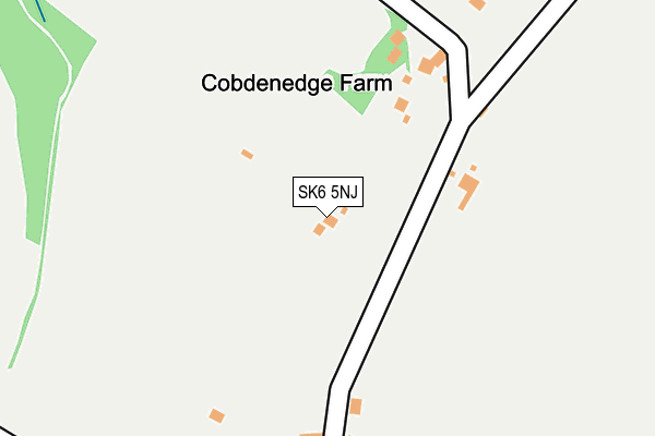 SK6 5NJ map - OS OpenMap – Local (Ordnance Survey)