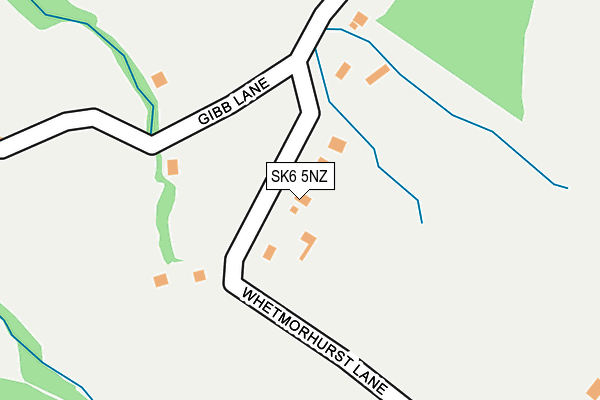 SK6 5NZ map - OS OpenMap – Local (Ordnance Survey)