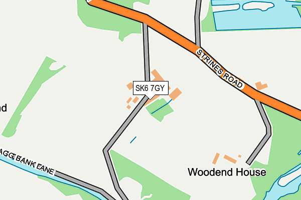 SK6 7GY map - OS OpenMap – Local (Ordnance Survey)