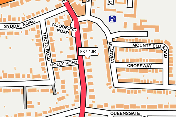SK7 1JR map - OS OpenMap – Local (Ordnance Survey) SK7 1JR map - OS OpenMap – Local (Ordnance Survey)