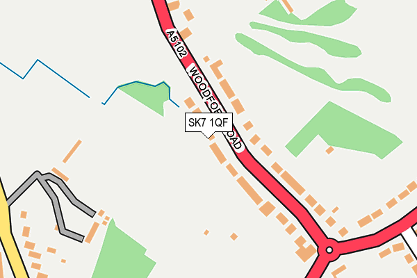 SK7 1QF map - OS OpenMap – Local (Ordnance Survey)