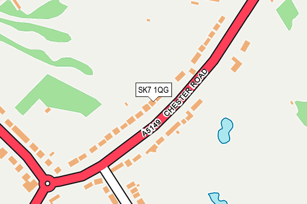 SK7 1QG map - OS OpenMap – Local (Ordnance Survey) SK7 1QG map - OS OpenMap – Local (Ordnance Survey)