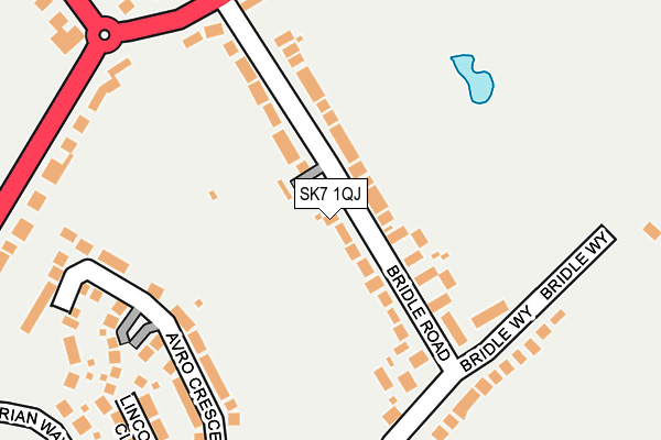 SK7 1QJ map - OS OpenMap – Local (Ordnance Survey)
