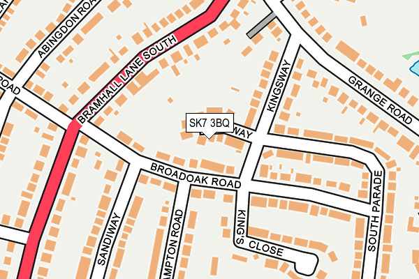 SK7 3BQ map - OS OpenMap – Local (Ordnance Survey) SK7 3BQ map - OS OpenMap – Local (Ordnance Survey)