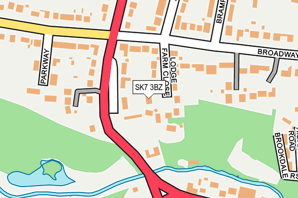 SK7 3BZ map - OS OpenMap – Local (Ordnance Survey) SK7 3BZ map - OS OpenMap – Local (Ordnance Survey)