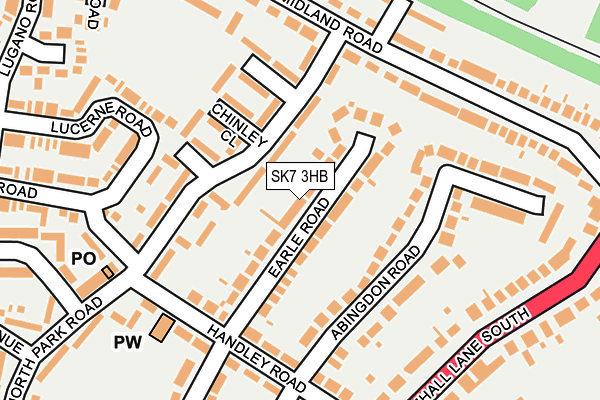 SK7 3HB map - OS OpenMap – Local (Ordnance Survey) SK7 3HB map - OS OpenMap – Local (Ordnance Survey)