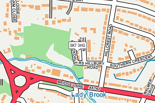 SK7 3HG map - OS OpenMap – Local (Ordnance Survey)