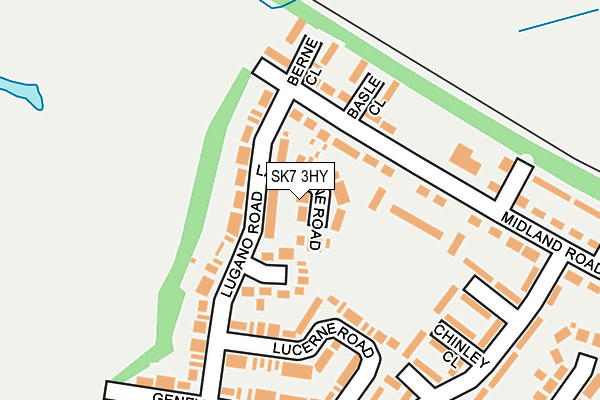 SK7 3HY map - OS OpenMap – Local (Ordnance Survey) SK7 3HY map - OS OpenMap – Local (Ordnance Survey)