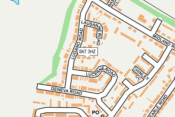SK7 3HZ map - OS OpenMap – Local (Ordnance Survey) SK7 3HZ map - OS OpenMap – Local (Ordnance Survey)