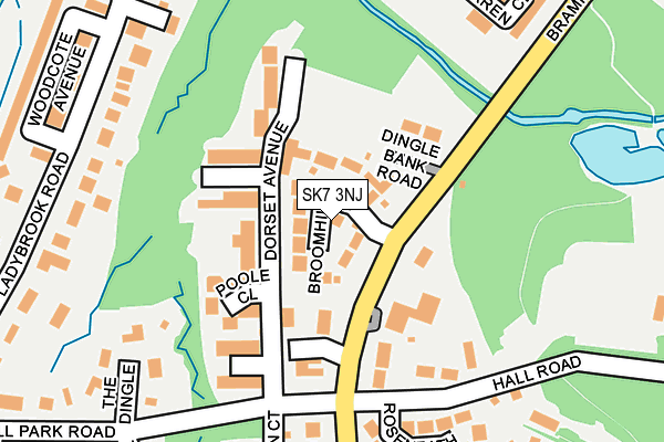SK7 3NJ map - OS OpenMap – Local (Ordnance Survey) SK7 3NJ map - OS OpenMap – Local (Ordnance Survey)