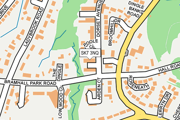 SK7 3NQ map - OS OpenMap – Local (Ordnance Survey) SK7 3NQ map - OS OpenMap – Local (Ordnance Survey)