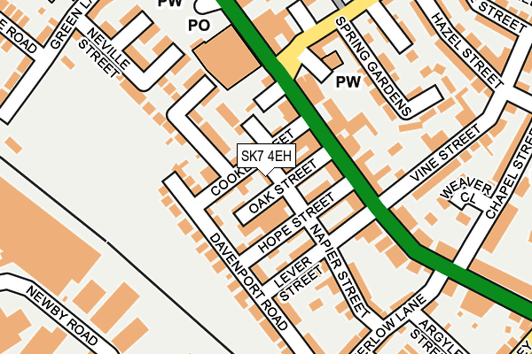 SK7 4EH map - OS OpenMap – Local (Ordnance Survey) SK7 4EH map - OS OpenMap – Local (Ordnance Survey)