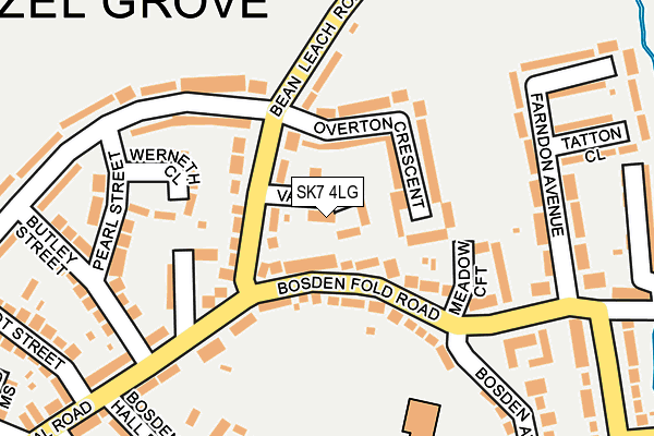 SK7 4LG map - OS OpenMap – Local (Ordnance Survey) SK7 4LG map - OS OpenMap – Local (Ordnance Survey)
