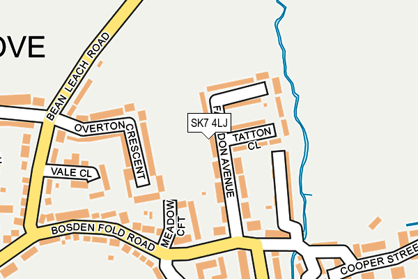 SK7 4LJ map - OS OpenMap – Local (Ordnance Survey) SK7 4LJ map - OS OpenMap – Local (Ordnance Survey)