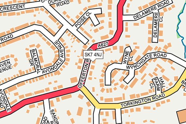 SK7 4NJ map - OS OpenMap – Local (Ordnance Survey) SK7 4NJ map - OS OpenMap – Local (Ordnance Survey)