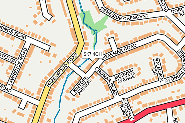 SK7 4QH map - OS OpenMap – Local (Ordnance Survey) SK7 4QH map - OS OpenMap – Local (Ordnance Survey)