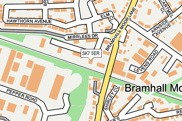 SK7 5ER map - OS OpenMap – Local (Ordnance Survey) SK7 5ER map - OS OpenMap – Local (Ordnance Survey)