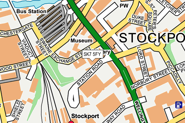 SK7 5FY map - OS OpenMap – Local (Ordnance Survey) SK7 5FY map - OS OpenMap – Local (Ordnance Survey)