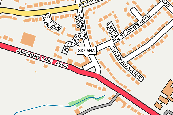 SK7 5HA map - OS OpenMap – Local (Ordnance Survey) SK7 5HA map - OS OpenMap – Local (Ordnance Survey)