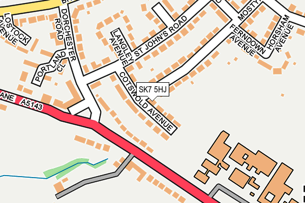 SK7 5HJ map - OS OpenMap – Local (Ordnance Survey) SK7 5HJ map - OS OpenMap – Local (Ordnance Survey)