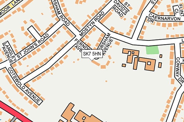 SK7 5HN map - OS OpenMap – Local (Ordnance Survey) SK7 5HN map - OS OpenMap – Local (Ordnance Survey)