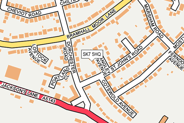SK7 5HQ map - OS OpenMap – Local (Ordnance Survey) SK7 5HQ map - OS OpenMap – Local (Ordnance Survey)