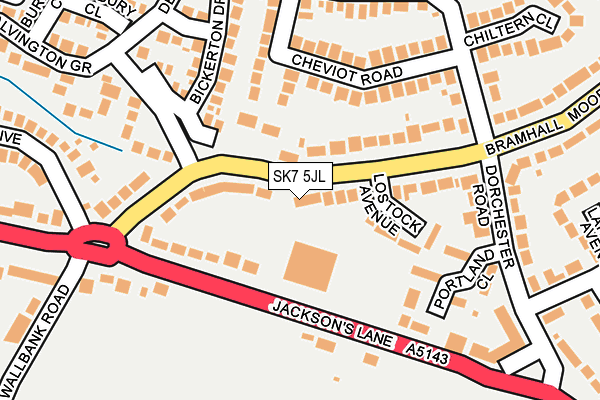 SK7 5JL map - OS OpenMap – Local (Ordnance Survey) SK7 5JL map - OS OpenMap – Local (Ordnance Survey)