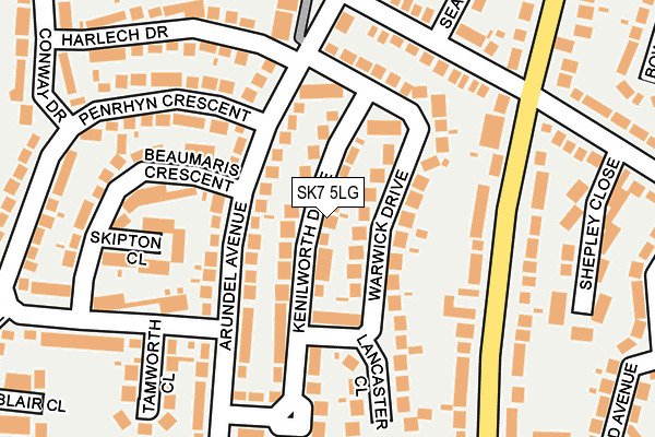 SK7 5LG map - OS OpenMap – Local (Ordnance Survey) SK7 5LG map - OS OpenMap – Local (Ordnance Survey)