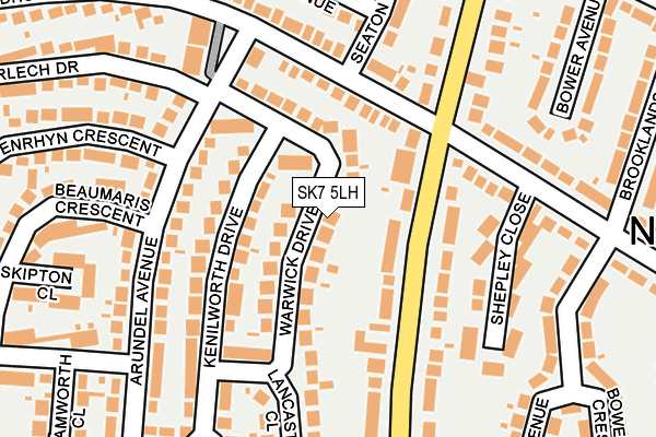SK7 5LH map - OS OpenMap – Local (Ordnance Survey) SK7 5LH map - OS OpenMap – Local (Ordnance Survey)