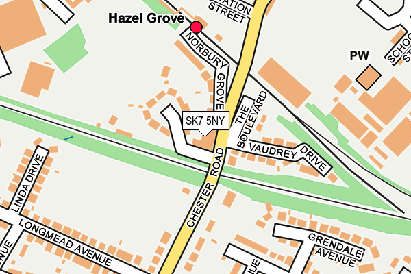 SK7 5NY map - OS OpenMap – Local (Ordnance Survey) SK7 5NY map - OS OpenMap – Local (Ordnance Survey)