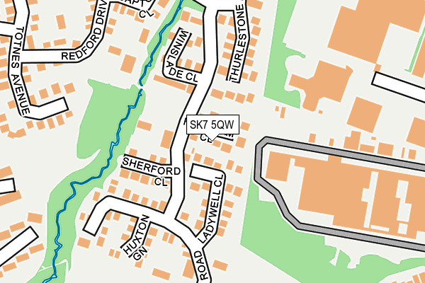 SK7 5QW map - OS OpenMap – Local (Ordnance Survey) SK7 5QW map - OS OpenMap – Local (Ordnance Survey)