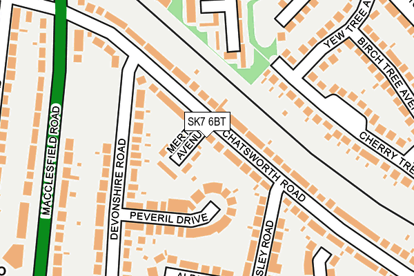 SK7 6BT map - OS OpenMap – Local (Ordnance Survey) SK7 6BT map - OS OpenMap – Local (Ordnance Survey)