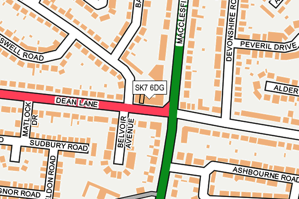 SK7 6DG map - OS OpenMap – Local (Ordnance Survey) SK7 6DG map - OS OpenMap – Local (Ordnance Survey)