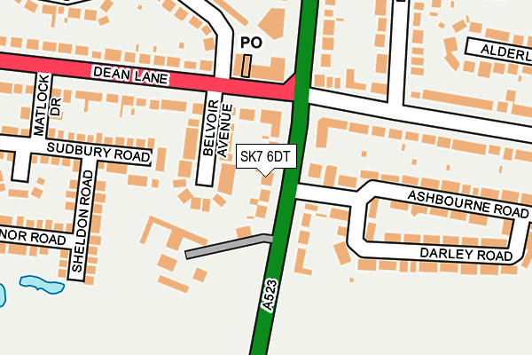 SK7 6DT map - OS OpenMap – Local (Ordnance Survey) SK7 6DT map - OS OpenMap – Local (Ordnance Survey)