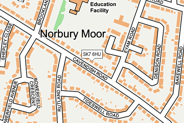 SK7 6HU map - OS OpenMap – Local (Ordnance Survey) SK7 6HU map - OS OpenMap – Local (Ordnance Survey)