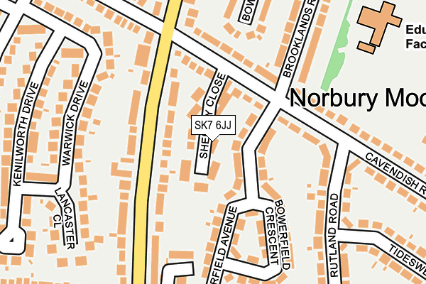 SK7 6JJ map - OS OpenMap – Local (Ordnance Survey) SK7 6JJ map - OS OpenMap – Local (Ordnance Survey)