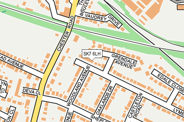 SK7 6LH map - OS OpenMap – Local (Ordnance Survey) SK7 6LH map - OS OpenMap – Local (Ordnance Survey)