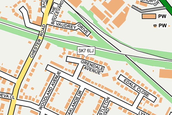 SK7 6LJ map - OS OpenMap – Local (Ordnance Survey) SK7 6LJ map - OS OpenMap – Local (Ordnance Survey)