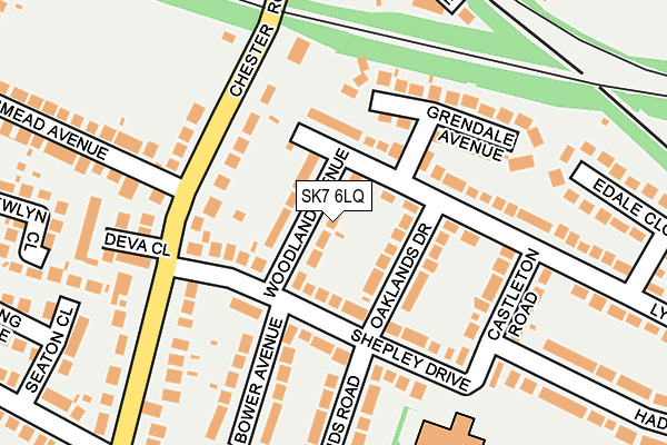 SK7 6LQ map - OS OpenMap – Local (Ordnance Survey) SK7 6LQ map - OS OpenMap – Local (Ordnance Survey)