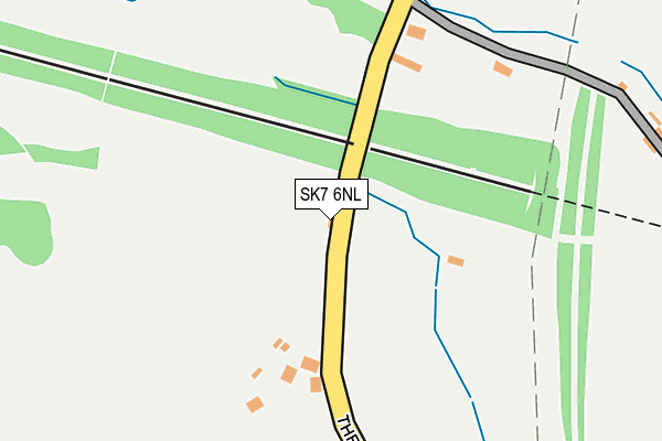 SK7 6NL map - OS OpenMap – Local (Ordnance Survey) SK7 6NL map - OS OpenMap – Local (Ordnance Survey)