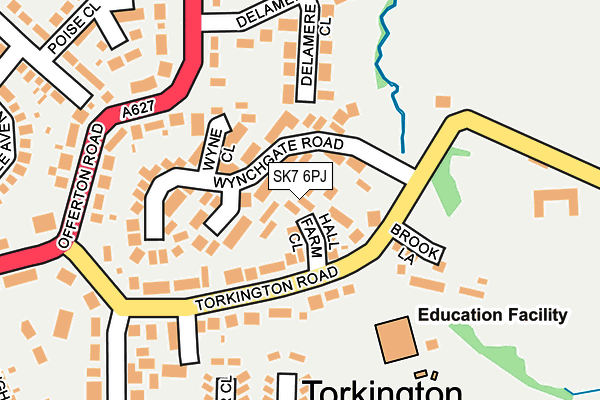 SK7 6PJ map - OS OpenMap – Local (Ordnance Survey) SK7 6PJ map - OS OpenMap – Local (Ordnance Survey)