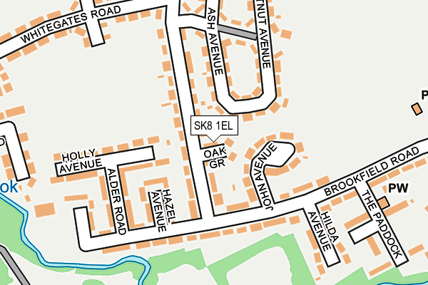 SK8 1EL map - OS OpenMap – Local (Ordnance Survey) SK8 1EL map - OS OpenMap – Local (Ordnance Survey)