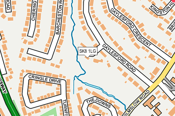 SK8 1LG map - OS OpenMap – Local (Ordnance Survey) SK8 1LG map - OS OpenMap – Local (Ordnance Survey)