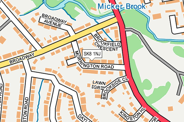 SK8 1NJ map - OS OpenMap – Local (Ordnance Survey) SK8 1NJ map - OS OpenMap – Local (Ordnance Survey)