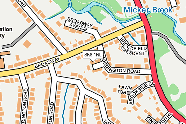 SK8 1NL map - OS OpenMap – Local (Ordnance Survey) SK8 1NL map - OS OpenMap – Local (Ordnance Survey)