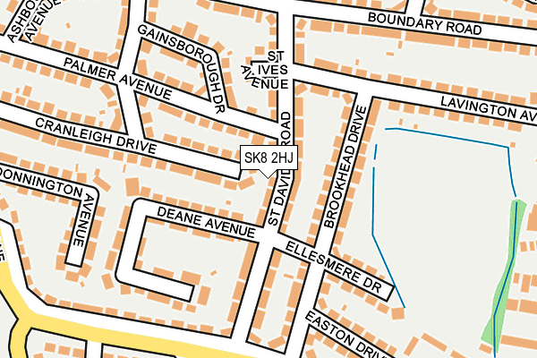 SK8 2HJ map - OS OpenMap – Local (Ordnance Survey) SK8 2HJ map - OS OpenMap – Local (Ordnance Survey)