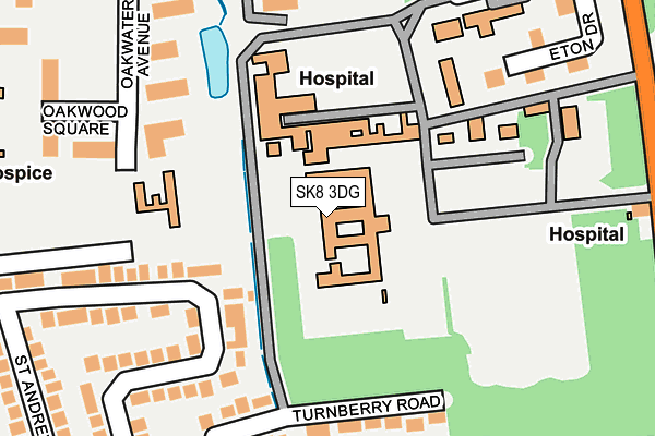 SK8 3DG map - OS OpenMap – Local (Ordnance Survey)