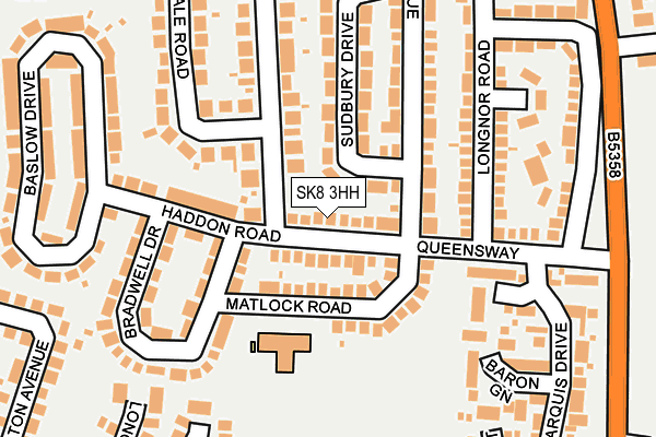 SK8 3HH map - OS OpenMap – Local (Ordnance Survey) SK8 3HH map - OS OpenMap – Local (Ordnance Survey)